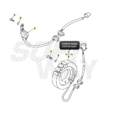 Stator TOURMAX - Yamaha XVS 650 Dragstar