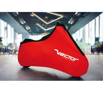 Housse de protection intérieure VECTOR Stretch pour moto/scooter - rouge
