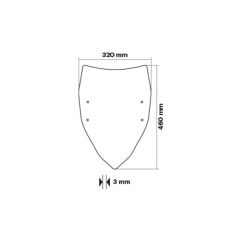 Bulle MALOSSI Sport - foncé