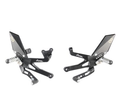 Commandes reculées réglables LIGHTECH repliables - sélection inversée