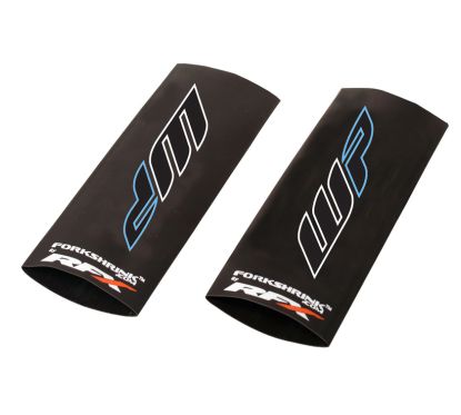 Protection de fourche supérieure RFX Race Series Forkshrink logo WP - blanc/bleu