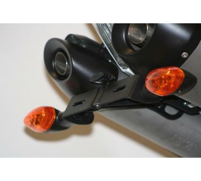 Support de plaque R&G RACING noir Yamaha YZF-R1