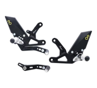 Commandes reculées réglables LIGHTECH repliables - sélection standard/inversée