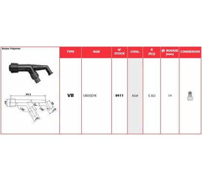 Anti-parasite NGK - VB05EYK