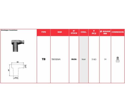 Anti-parasite NGK - TB05EMA