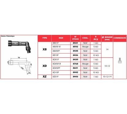 Anti-parasite NGK - XB10F
