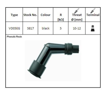Anti-parasite NGK - VD05EG