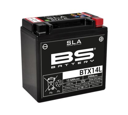 Batterie BS BATTERY SLA sans entretien activé usine - BTX14L
