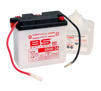 Batterie BS BATTERY conventionnelle avec pack acide - 6N4B-2A
