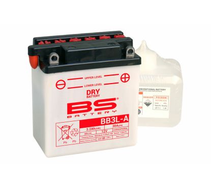 Batterie BS BATTERY Haute-performance avec pack acide - BB3L-A