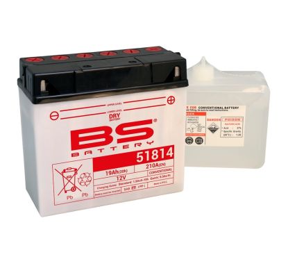 Batterie BS BATTERY conventionnelle avec pack acide - 51814 (12C16A-3B)