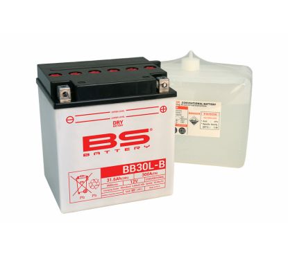 Batterie BS BATTERY Haute-performance avec pack acide - BB30L-B