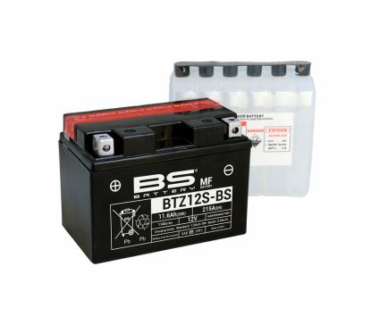 Batterie BS BATTERY sans entretien avec pack acide - BTZ12S-BS
