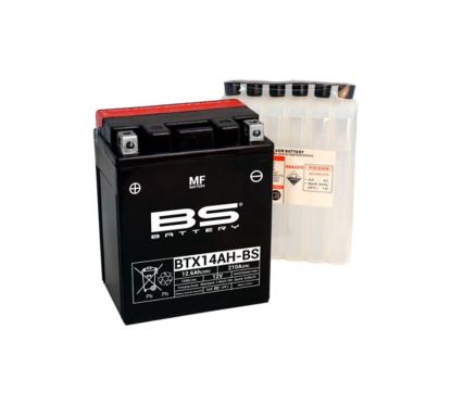 Batterie BS BATTERY sans entretien avec pack acide - BTX14AH-BS