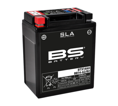 Batterie BS BATTERY SLA sans entretien activé usine - BTX14AH/BB14-A2/B2