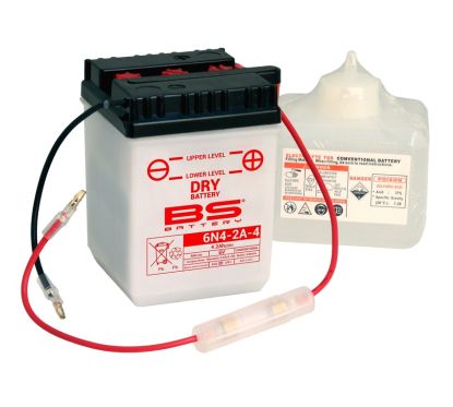 Batterie BS BATTERY conventionnelle avec pack acide - 6N4-2A-4 (6V)