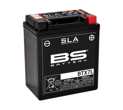 Batterie BS BATTERY SLA sans entretien activé usine - BTX7L