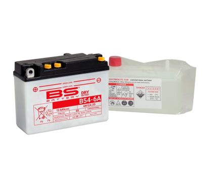 Batterie BS BATTERY conventionnelle avec pack acide - 6N12A-2D (B54-6A)