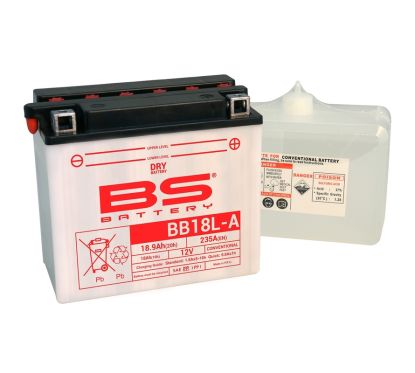 Batterie BS BATTERY Haute-performance avec pack acide - BB18L-A