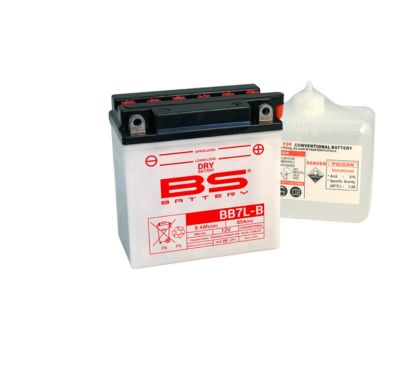 Batterie BS BATTERY Haute-performance avec pack acide - BB7L-B2