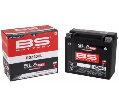 Batterie BS BATTERY SLA Max sans entretien activée usine - BGZ20HL