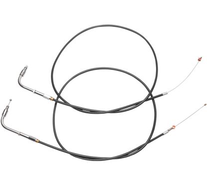 Câble d'accélérateur/de ralenti en vinyle noir