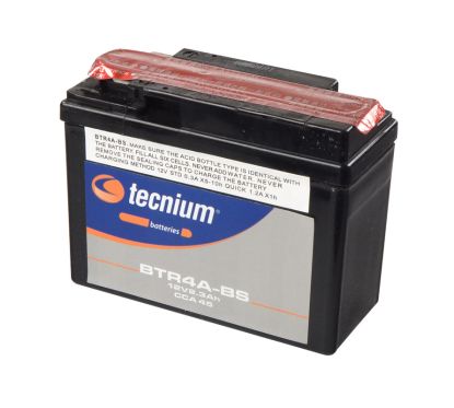Batterie TECNIUM sans entretien avec pack acide - BTR4A-BS