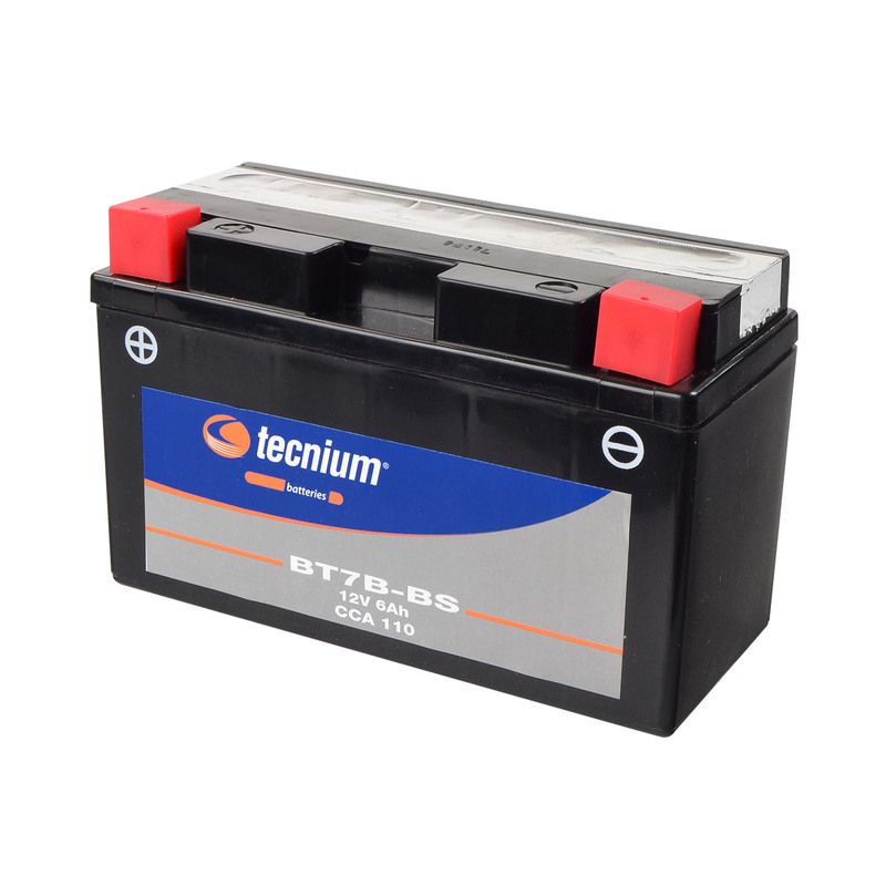 Batterie TECNIUM sans entretien avec pack acide - BT7B-BS