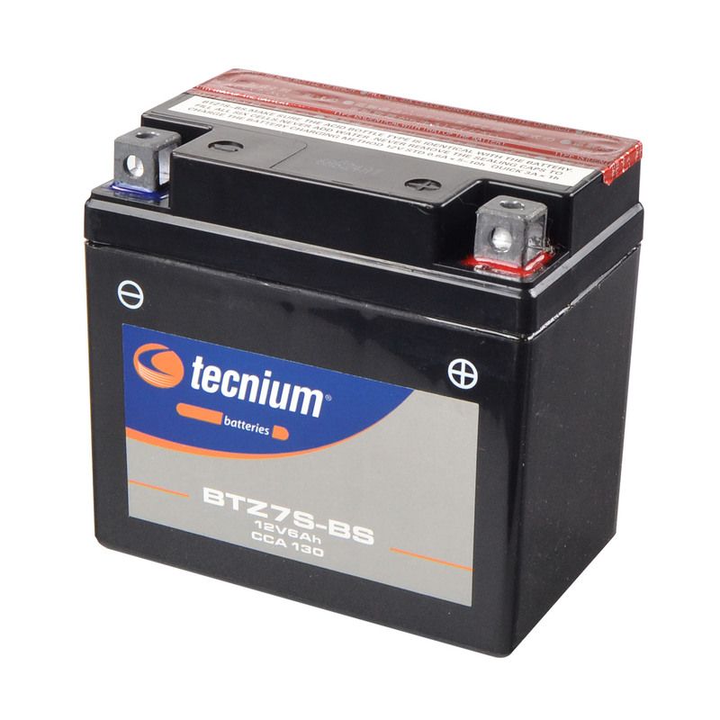 Batterie TECNIUM sans entretien avec pack acide - BTZ7S-BS