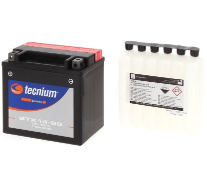 Batterie TECNIUM sans entretien avec pack acide - BTX14-BS