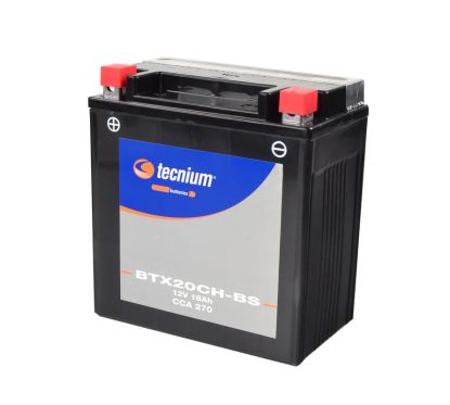 Batterie TECNIUM sans entretien avec pack acide - BTX20CH-BS