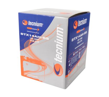 Batterie TECNIUM sans entretien avec pack acide - BTX14AH-BS