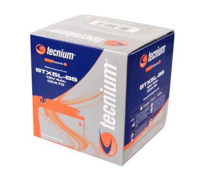 Batterie TECNIUM sans entretien avec pack acide - BTX5L-BS