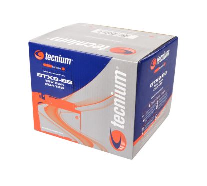 Batterie TECNIUM sans entretien avec pack acide - BTX9-BS