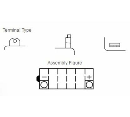 Batterie YUASA conventionnelle sans pack acide - YB3L-A