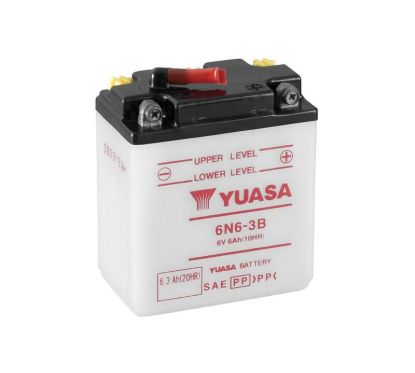 Batterie YUASA conventionnelle sans pack acide - 6N6-3B