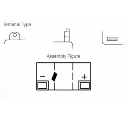 Batterie YUASA conventionnelle sans pack acide - 6N6-3B