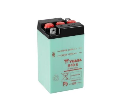 Batterie YUASA conventionnelle sans pack acide - B49-6