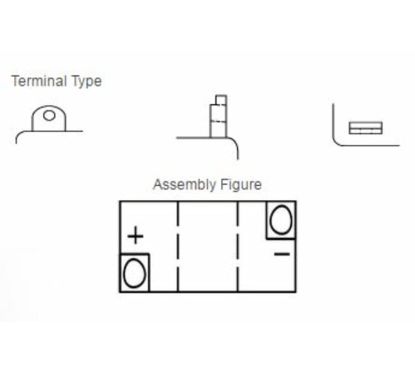 Batterie YUASA conventionnelle sans pack acide - B49-6