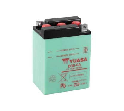 Batterie YUASA conventionnelle sans pack acide - B38-6A