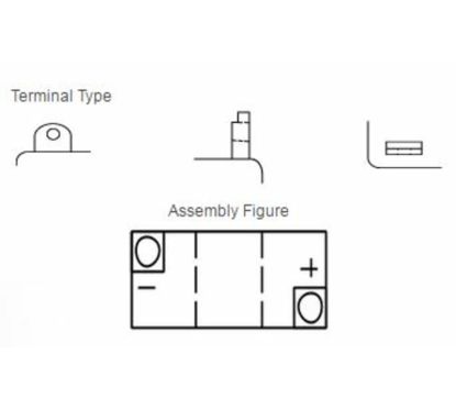 Batterie YUASA conventionnelle sans pack acide - B38-6A
