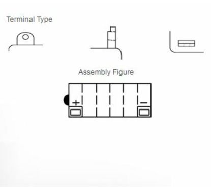 Batterie YUASA conventionnelle sans pack acide - 12N12A-4A-1