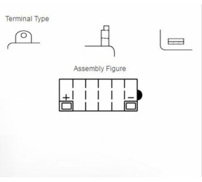 Batterie YUASA conventionnelle sans pack acide - 12N5.5-4B