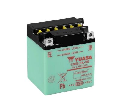 Batterie YUASA conventionnelle sans pack acide - 12N5.5A-3B