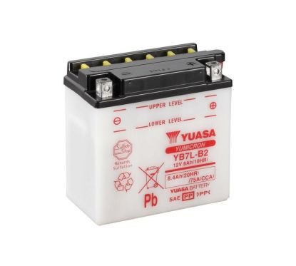 Batterie YUASA conventionnelle sans pack acide - YB7L-B2