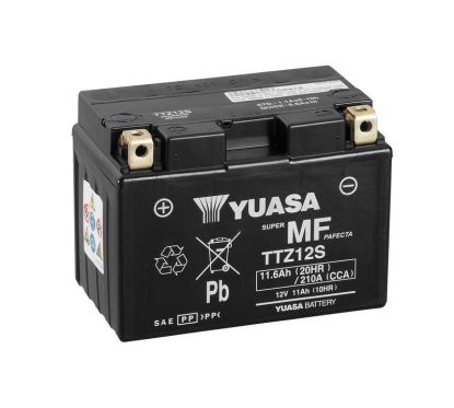 Batterie YUASA sans entretien avec pack acide - TTZ12S