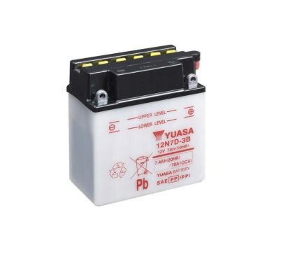 Batterie YUASA conventionnelle sans pack acide - 12N7D-3B