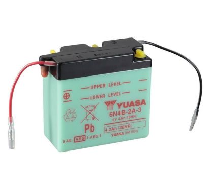 Batterie YUASA conventionnelle sans pack acide - 6N4B-2A-3