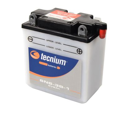 Batterie TECNIUM conventionnelle avec pack acide - 6N6-3B-1