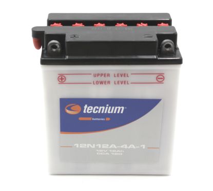 Batterie TECNIUM conventionnelle avec pack acide - 12N12A-4A-1